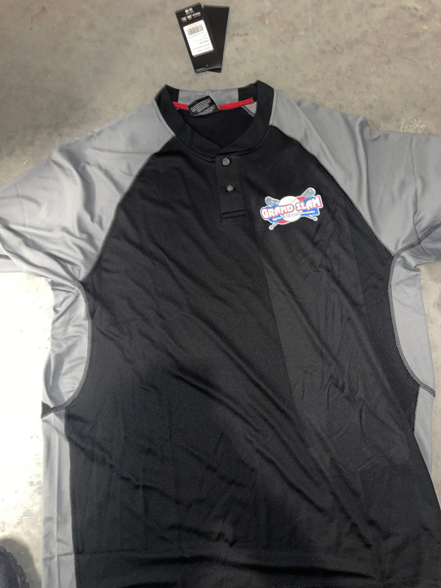 Gray and Black 2 Button Jersey