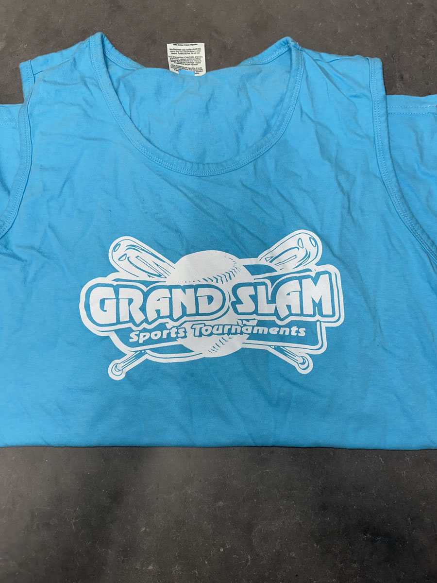 Sky Blue Grand Slam Tank Top