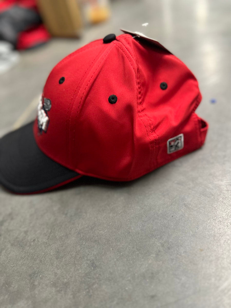 Red and Black Adjustable Hat